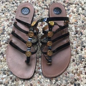 Tory Burch Shoes - Tory Burch Gladiator Sandal black. Tory Burch Shoes - Tory Burch Gladiator Sandal black.